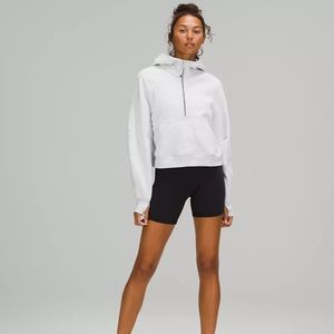 Lululemon Scuba Oversized Half-Zip Hoodie Heathered Gray